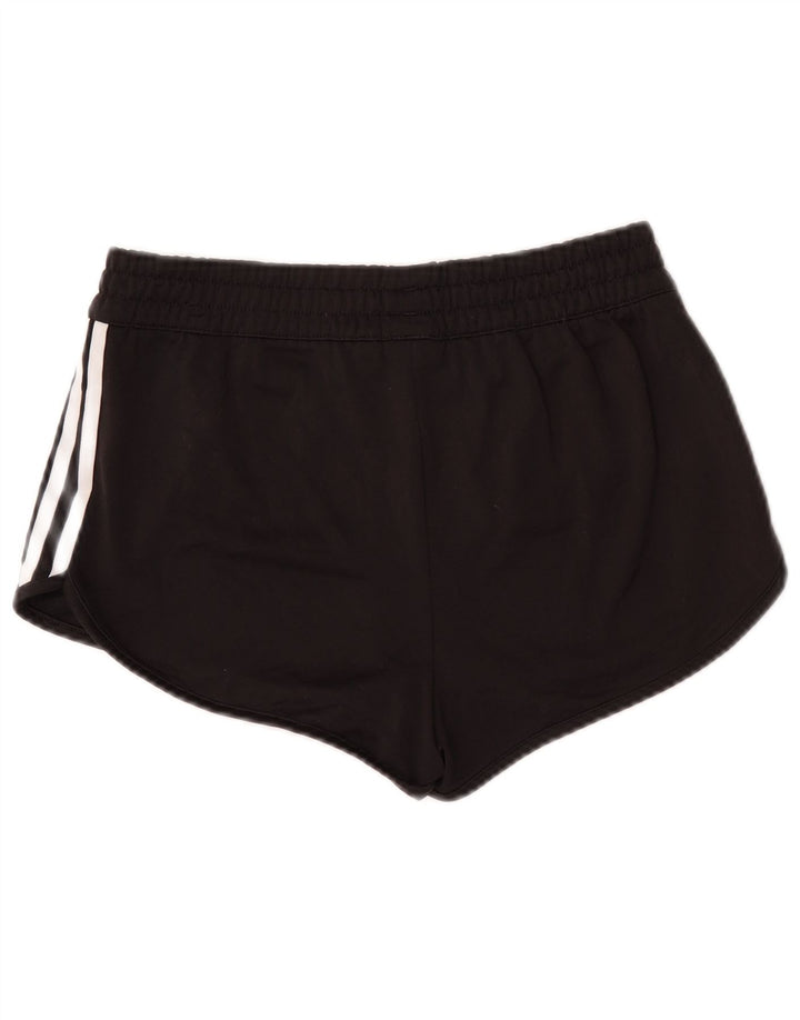 Adidas Pantalones cortos deportivos para mujer UK 40 Mediano Negro Colorblock Poliéster