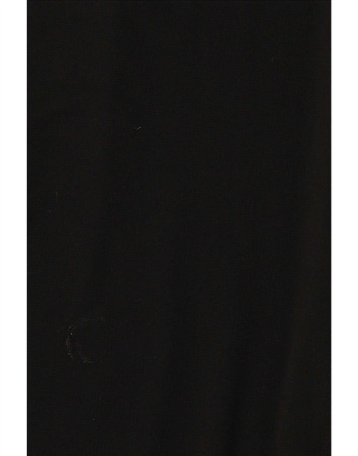 Adidas - Sudadera con cuello y cremallera para hombre, talla grande, poliéster negro