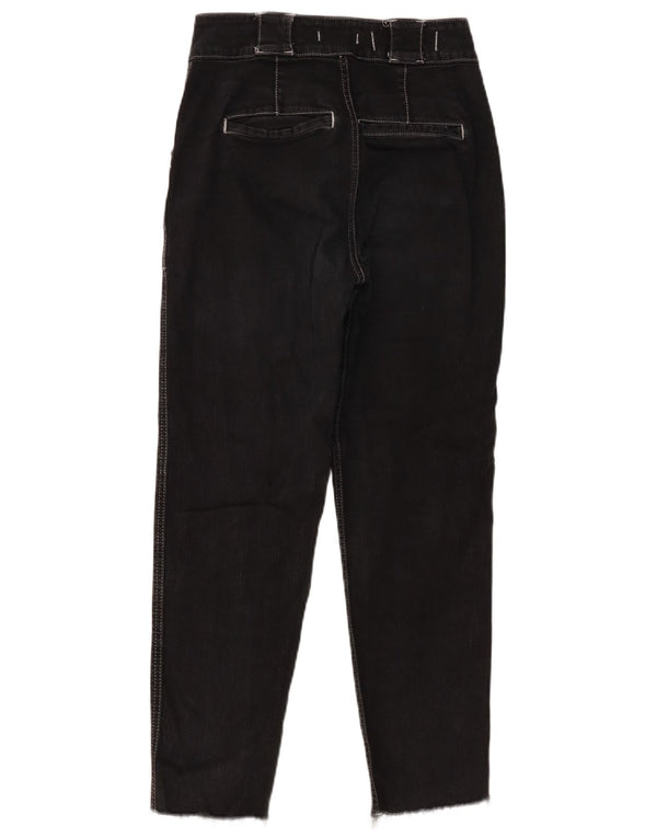 Hollister Jeans Mom Rectos para Mujer US 5 Medium W27 L27 Negro