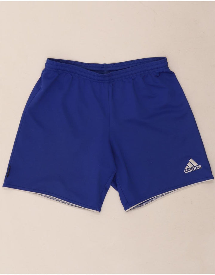 Pantalones cortos deportivos ADIDAS para hombre pequeño poliéster azul