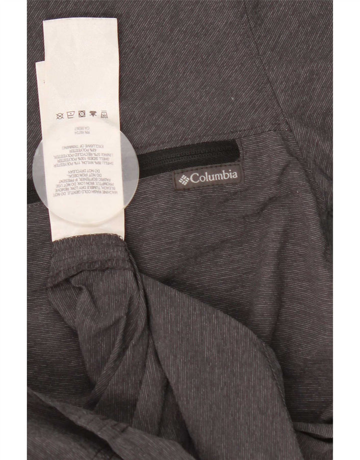 Camisa Columbia Hombre Manga Corta Nylon Gris Medio