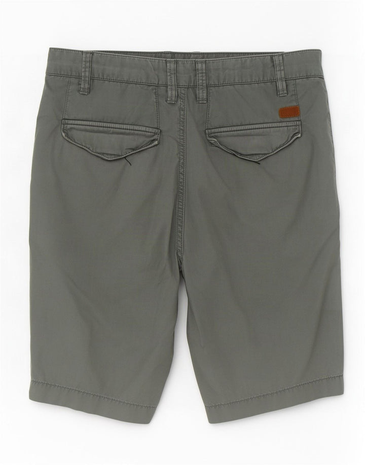 Timberland Pantalones cortos chinos para hombre W29 Pequeño algodón gris