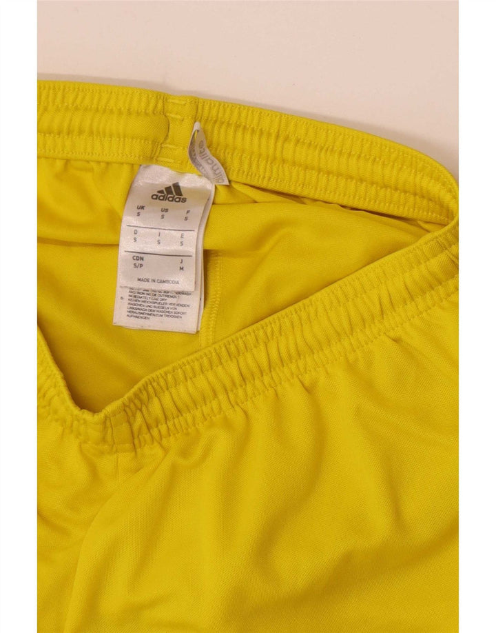 Adidas Mens Climalite Sport Shorts Pequeño Amarillo Poliéster