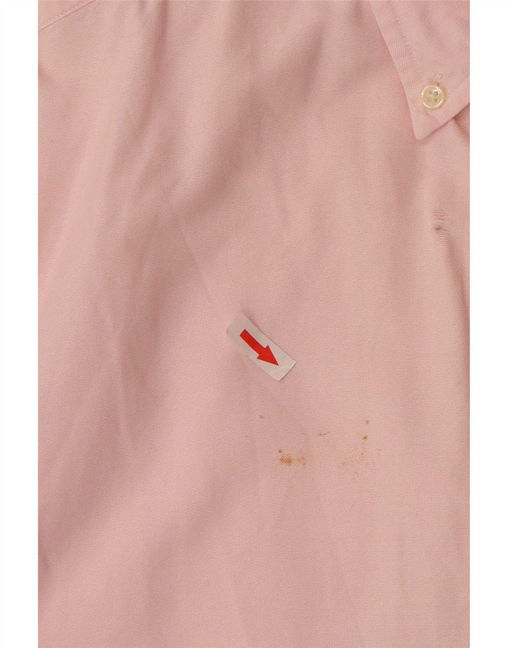 Gant Camisa Regular Fit De Algodón Rosa Grande Para Hombre