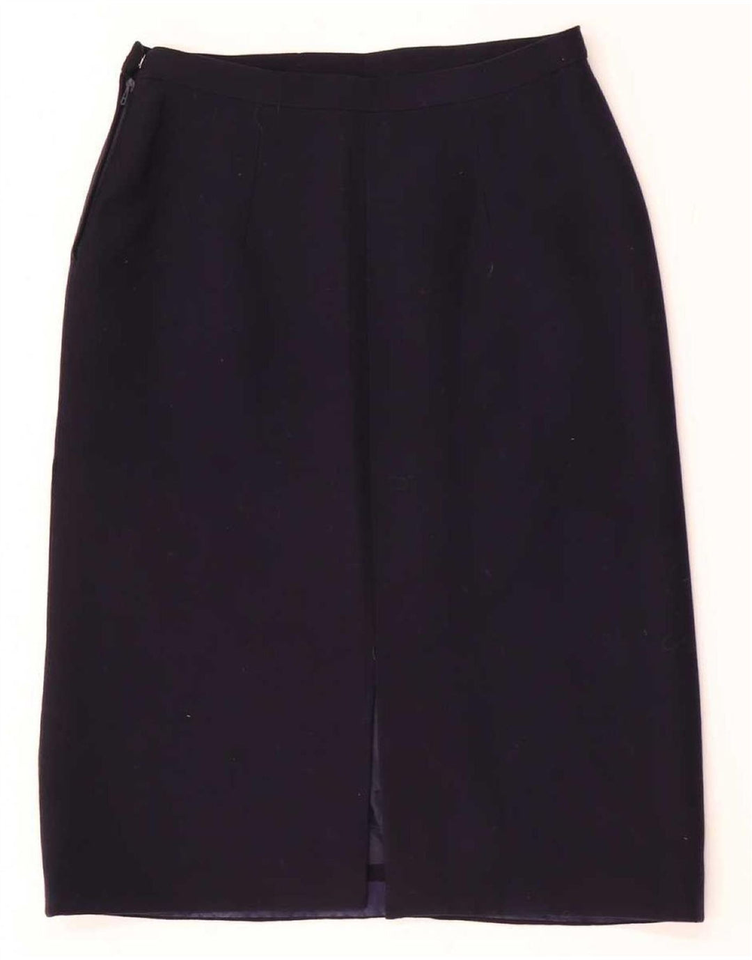 Max Mara Conjunto de falda de 2 piezas para mujer IT 44 Medium W26 Azul marino