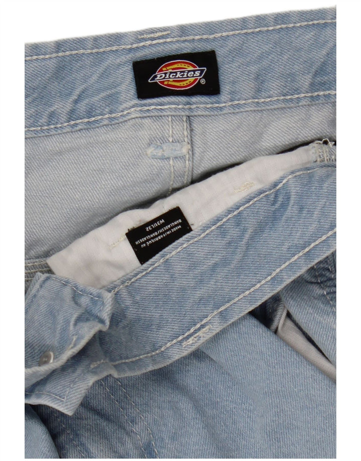 Dickies Vaqueros rectos tipo cargo para hombre W31 L32 Azul