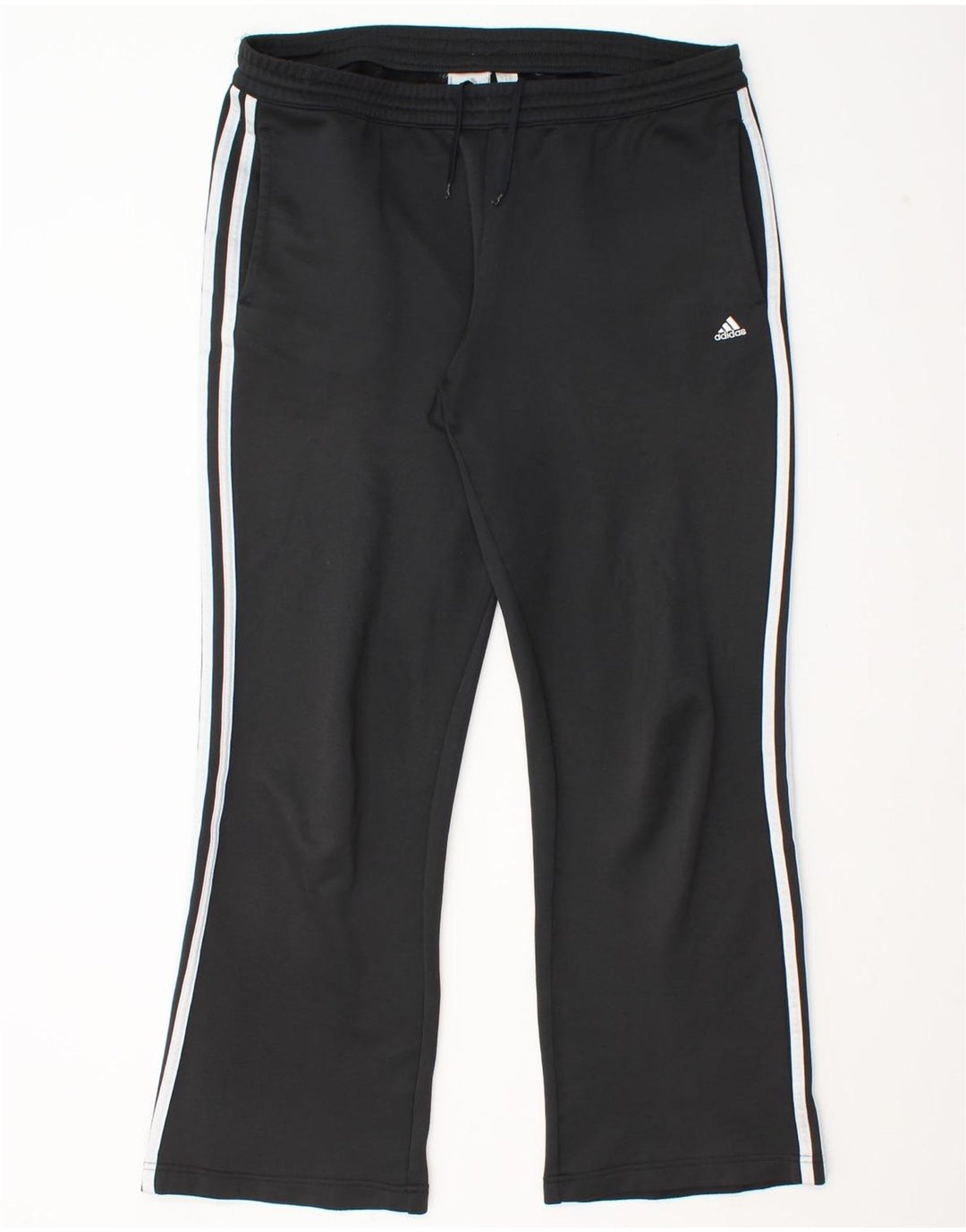 Adidas Pantalones de chándal para mujer UK 46 Large Poliéster negro