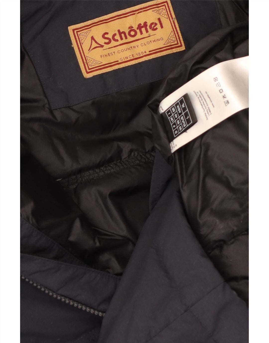 Schoffel Chaqueta acolchada para hombre UK 40 Large Nylon azul marino