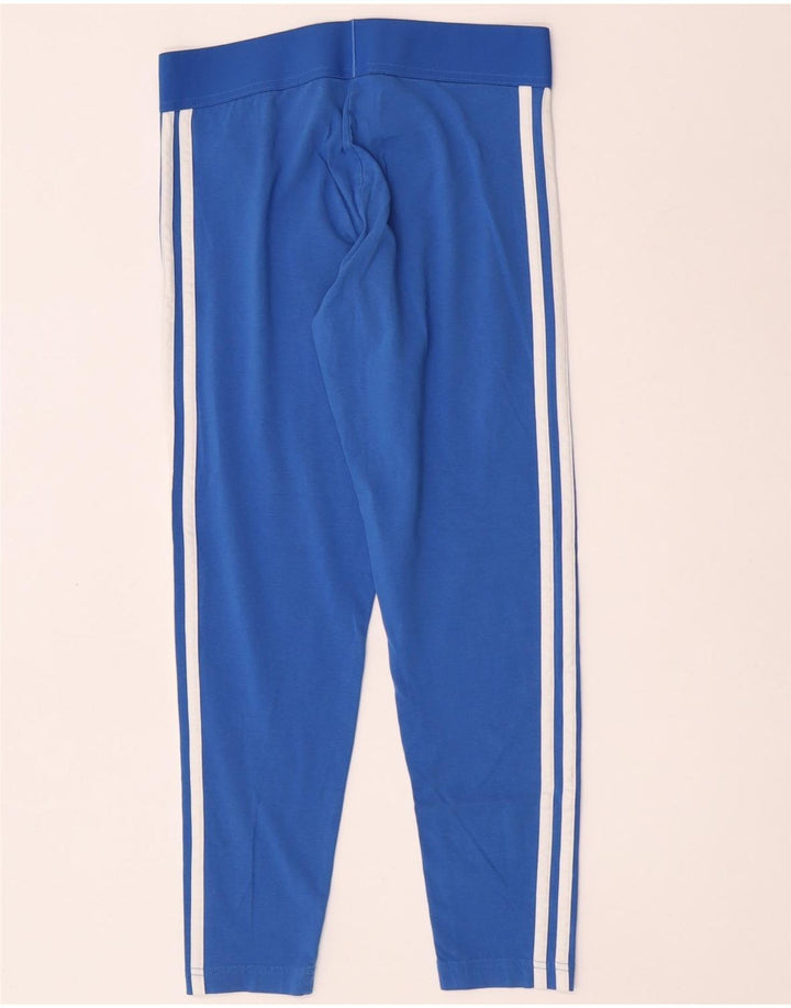 Adidas Leggings para mujer Reino Unido 12/14 Algodón azul medio