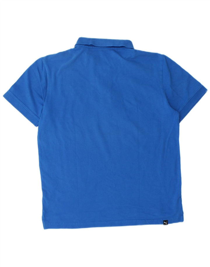 Polo Puma Hombre Azul Medio