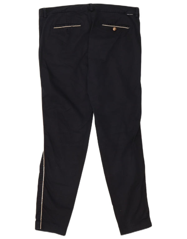 Marina Yachting Pantalón chino ajustado para mujer IT 44 Medium W34 L28 Azul marino