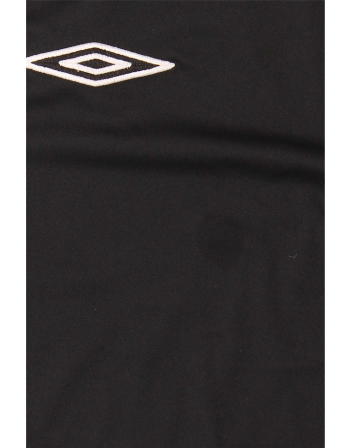 Umbro Hombre Camiseta Gráfica Top XL Negro Colorblock Poliéster