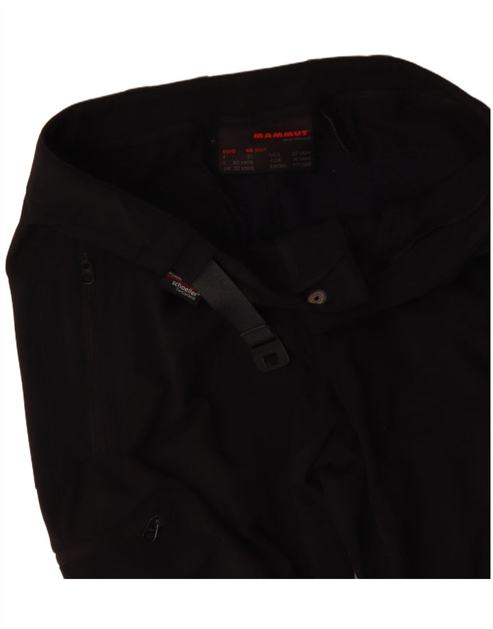 MAMMUT Pantalones cargo rectos informales para mujer W32 L30 Black Colourblock