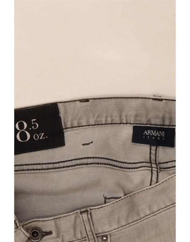 Vaqueros Armani Mujer Rectos W33 L28 Gris