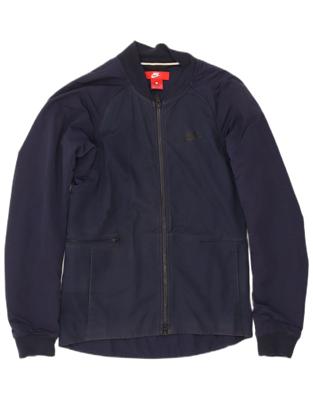 NIKE Chaqueta Bomber para Hombre UK 36 Small Azul Marino Algodón