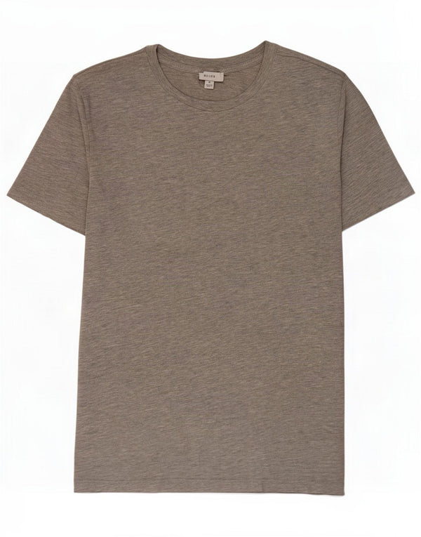 Camiseta Reiss para hombre Top Algodón moteado gris medio