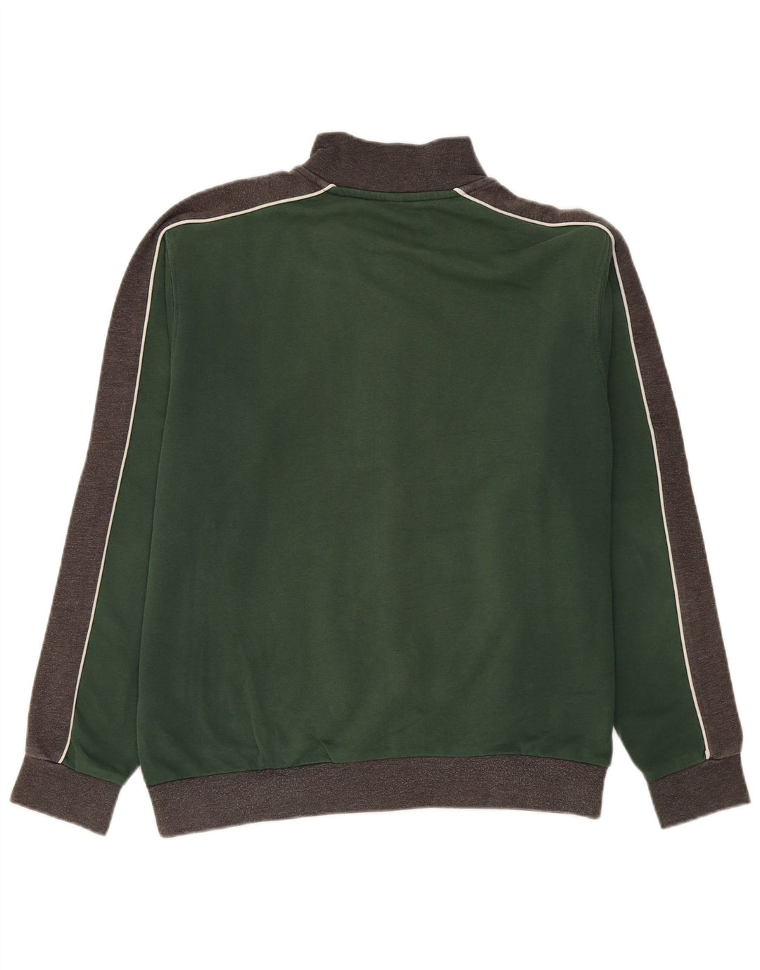 Arena Chaqueta de chándal para hombre de algodón gris con bloques de color grande