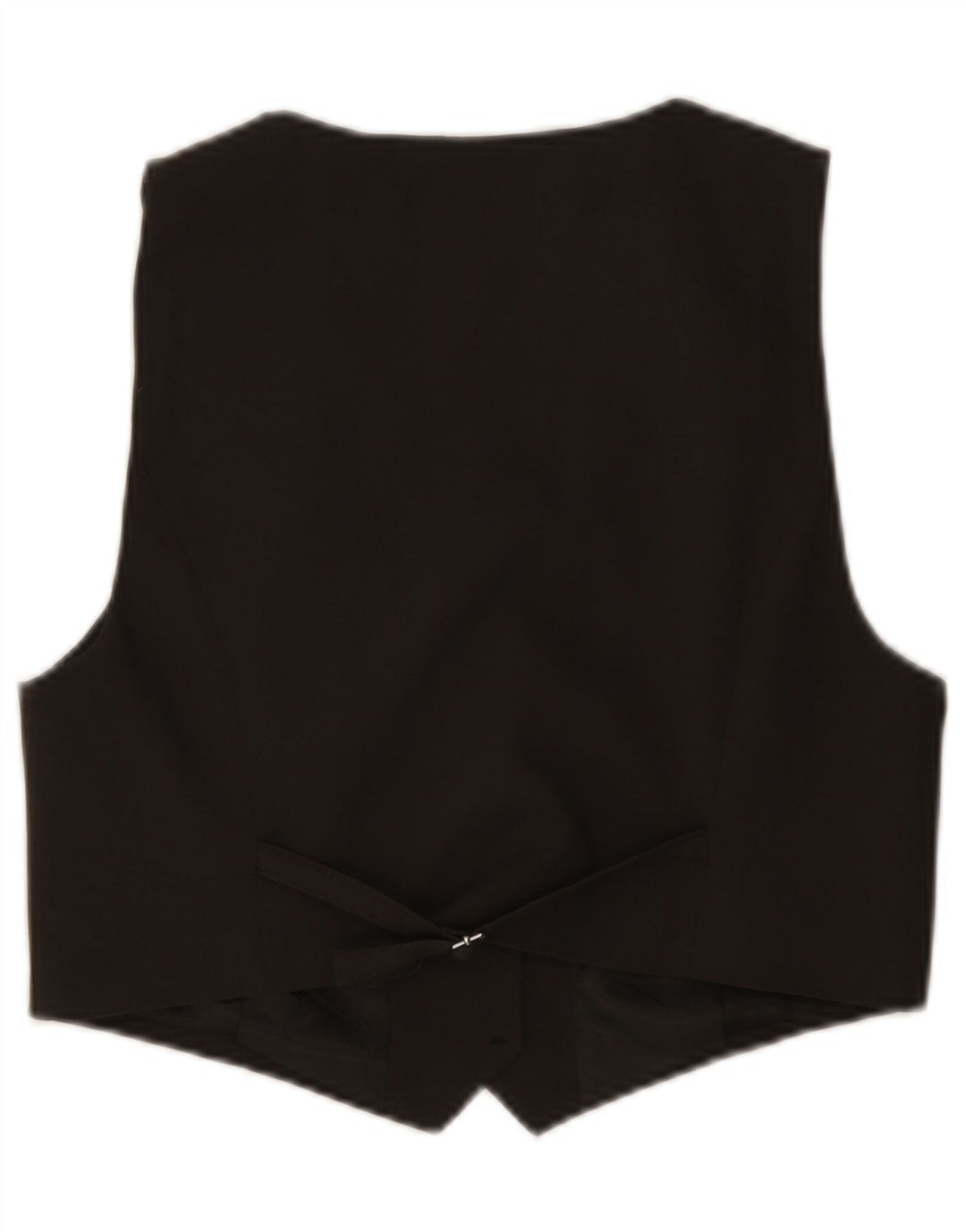 Zara Mujer Crop Chaleco UK 42 Medio Caqui Poliéster