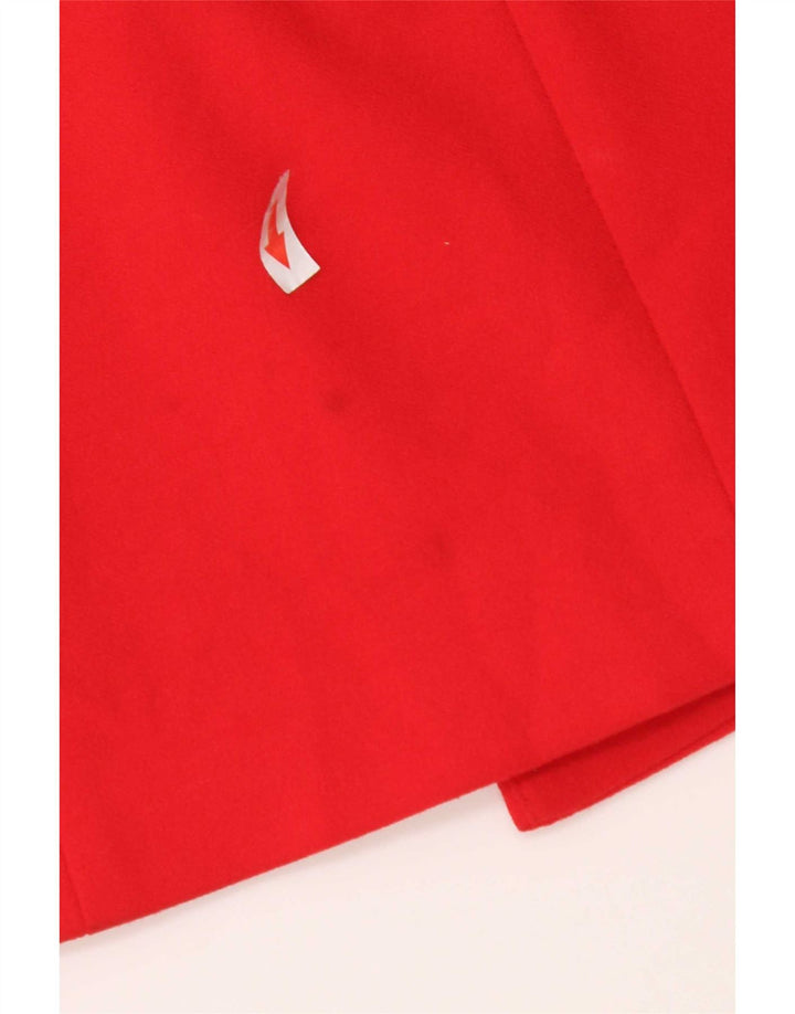 Zara Chaqueta Blazer Mujer UK 44 Poliéster Rojo Mediano