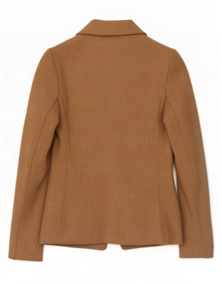 Marks & Spencer Chaqueta tipo blazer extragrande para mujer UK 10 Small Beige Moteado