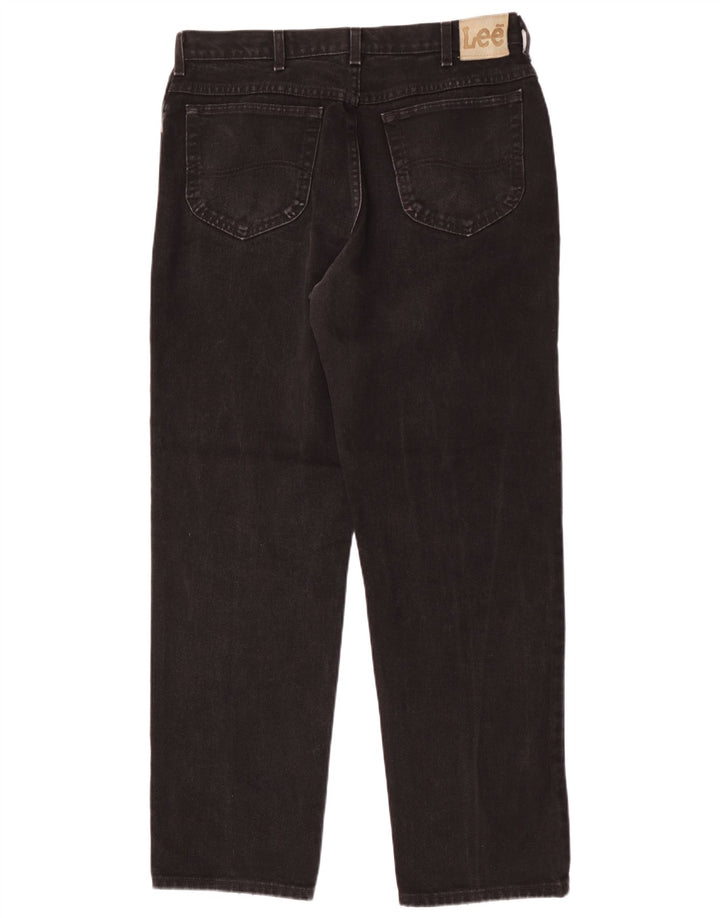 Vaqueros rectos Lee para hombre W34 L32 Negro