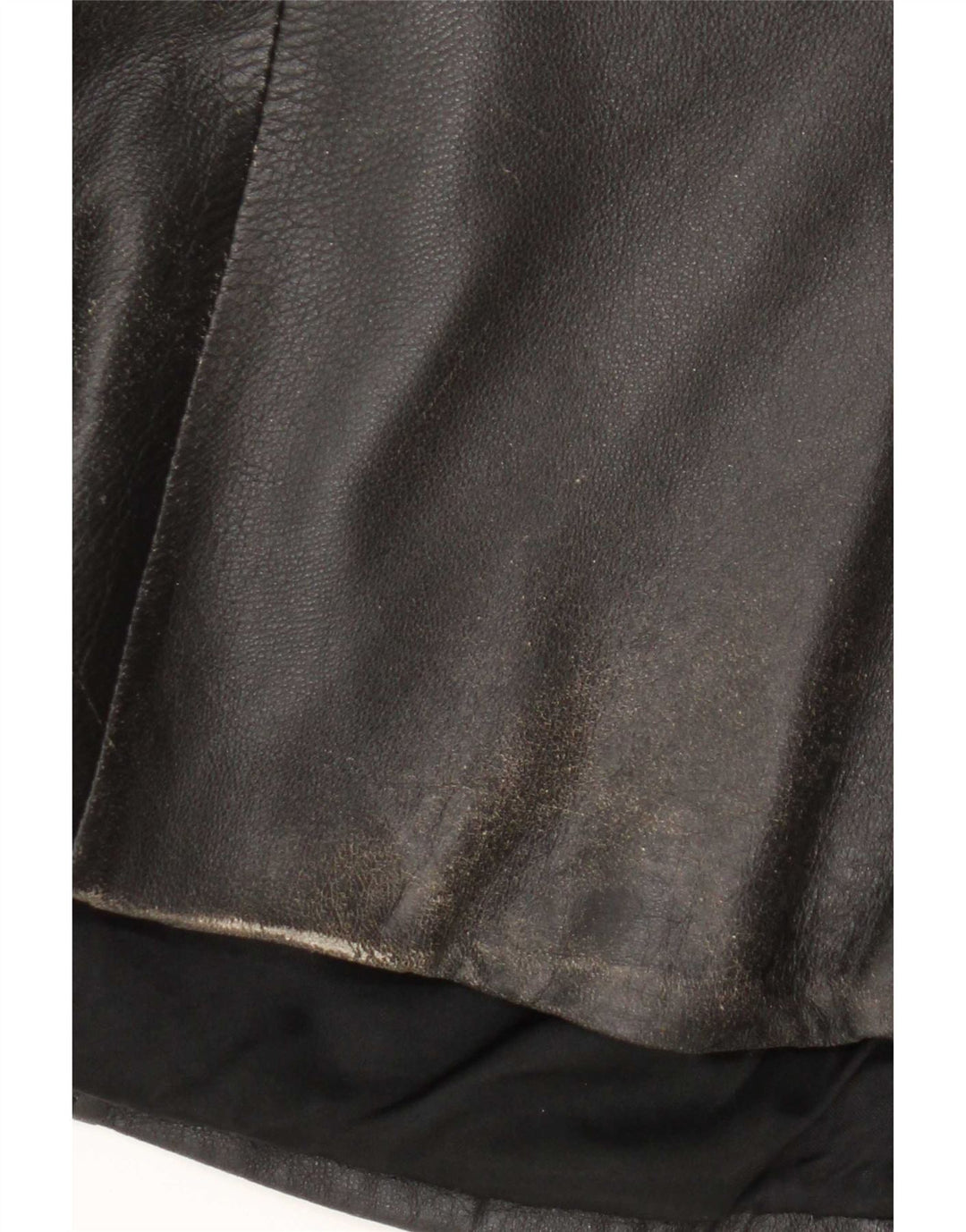 Vintage hombres chaqueta de cuero Reino Unido 36 pequeño negro