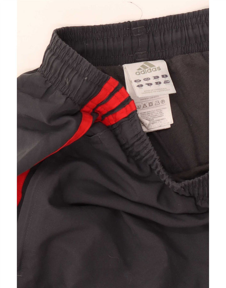 Adidas Hombre Pantalones De Chándal Joggers Gris Medio Poliéster