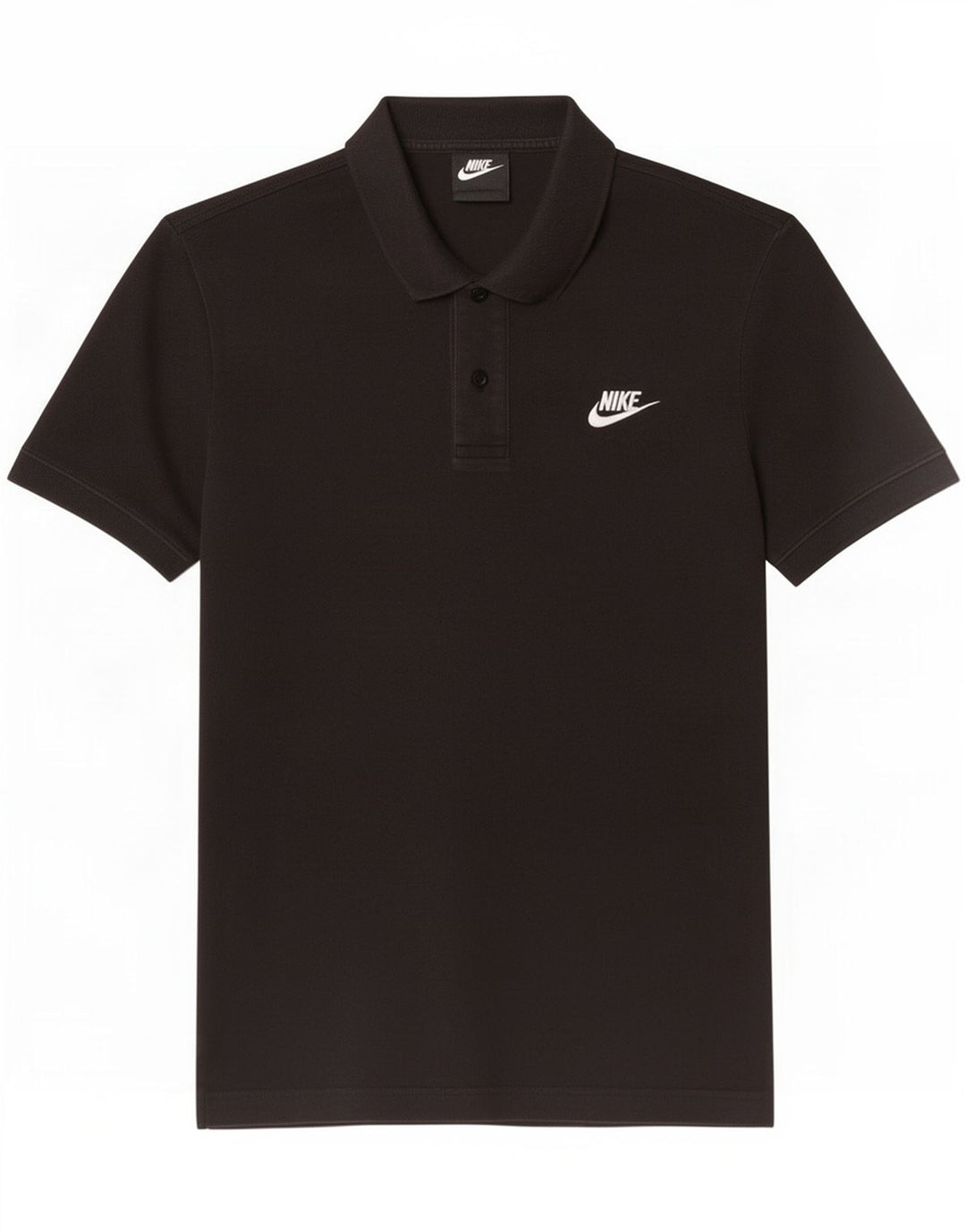 Polo Nike Hombre Pequeño Algodón Negro