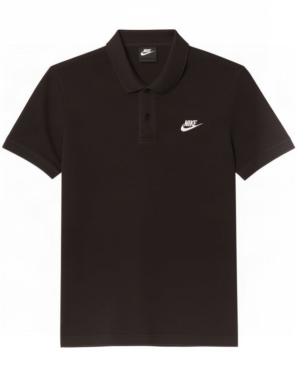 Polo Nike Hombre Pequeño Algodón Negro