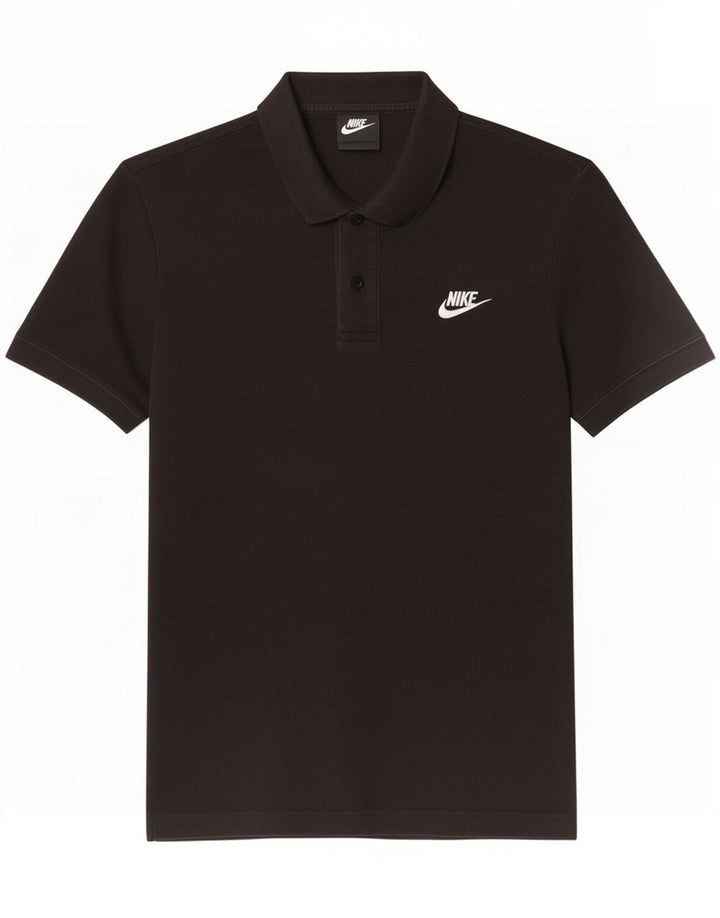 Polo Nike Hombre Pequeño Algodón Negro