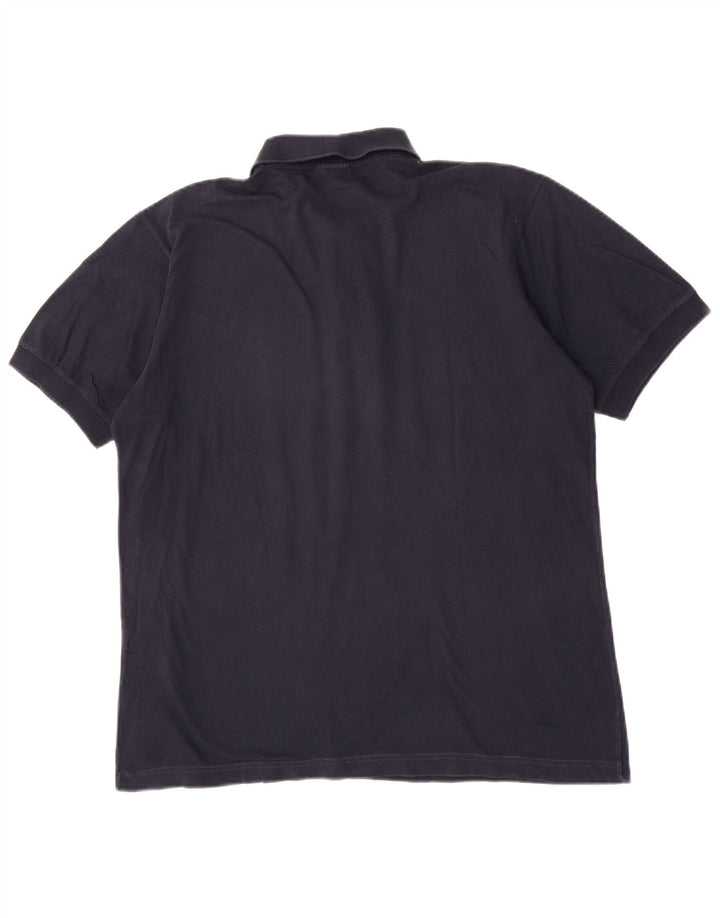 Sergio Tacchini Polo Hombre Grande Azul Marino Algodón