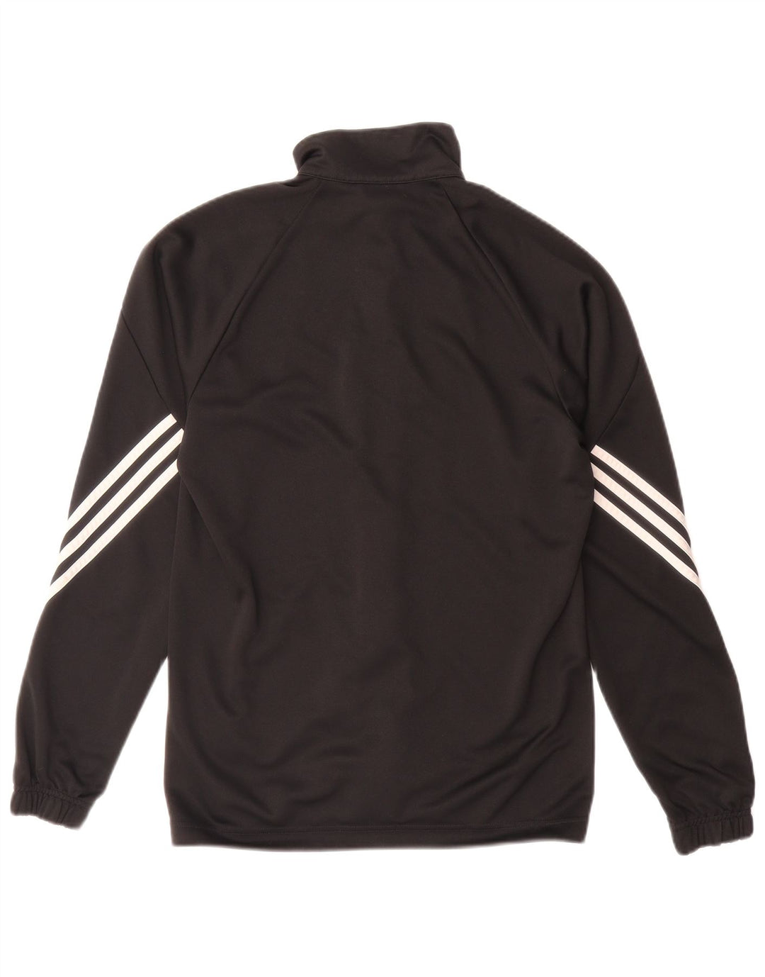 Adidas Mens Climalite Chándal Top Chaqueta Pequeña Poliéster Negro