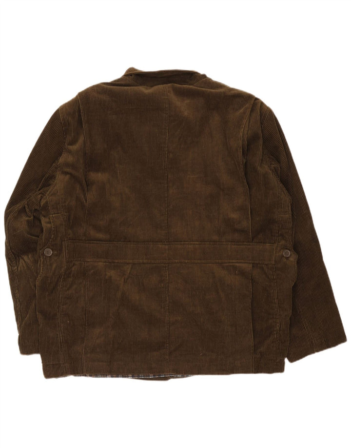 Hunter Chaqueta de pana para hombre IT 50 Algodón marrón grande
