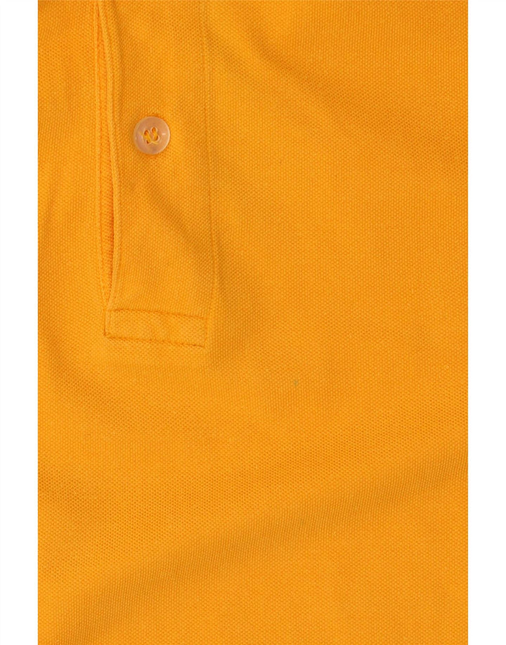 Polo Asics Hombre Algodón Amarillo Medio