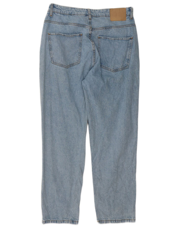 Zara Jeans rectos para mujer EU 42 Large W32 L27 Algodón azul