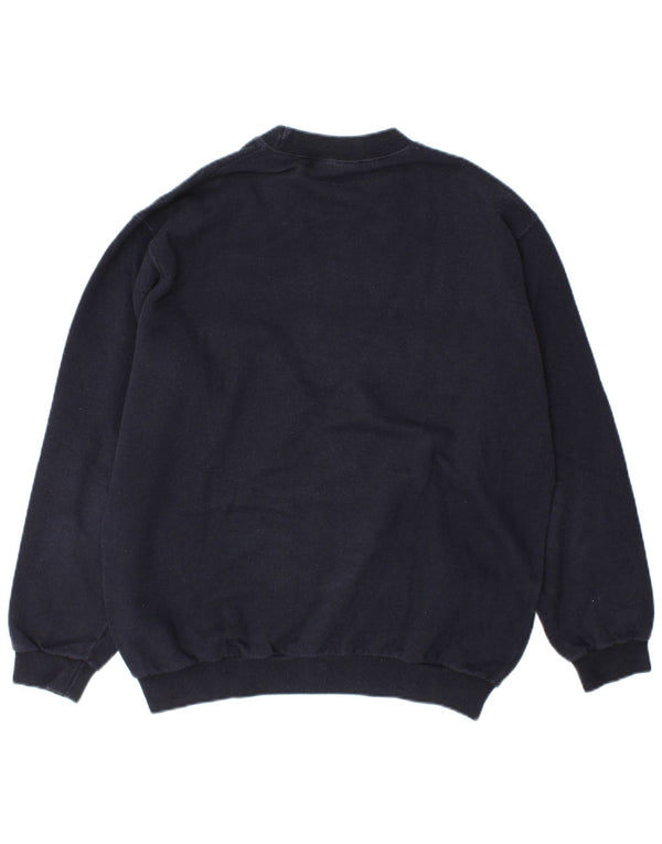 Wrangler Hombre Sudadera Gráfica Jumper Medium Azul Marino Algodón