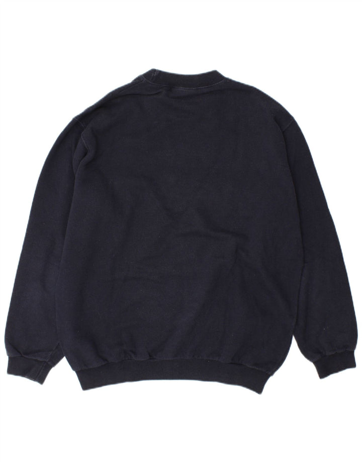Wrangler Hombre Sudadera Gráfica Jumper Medium Azul Marino Algodón