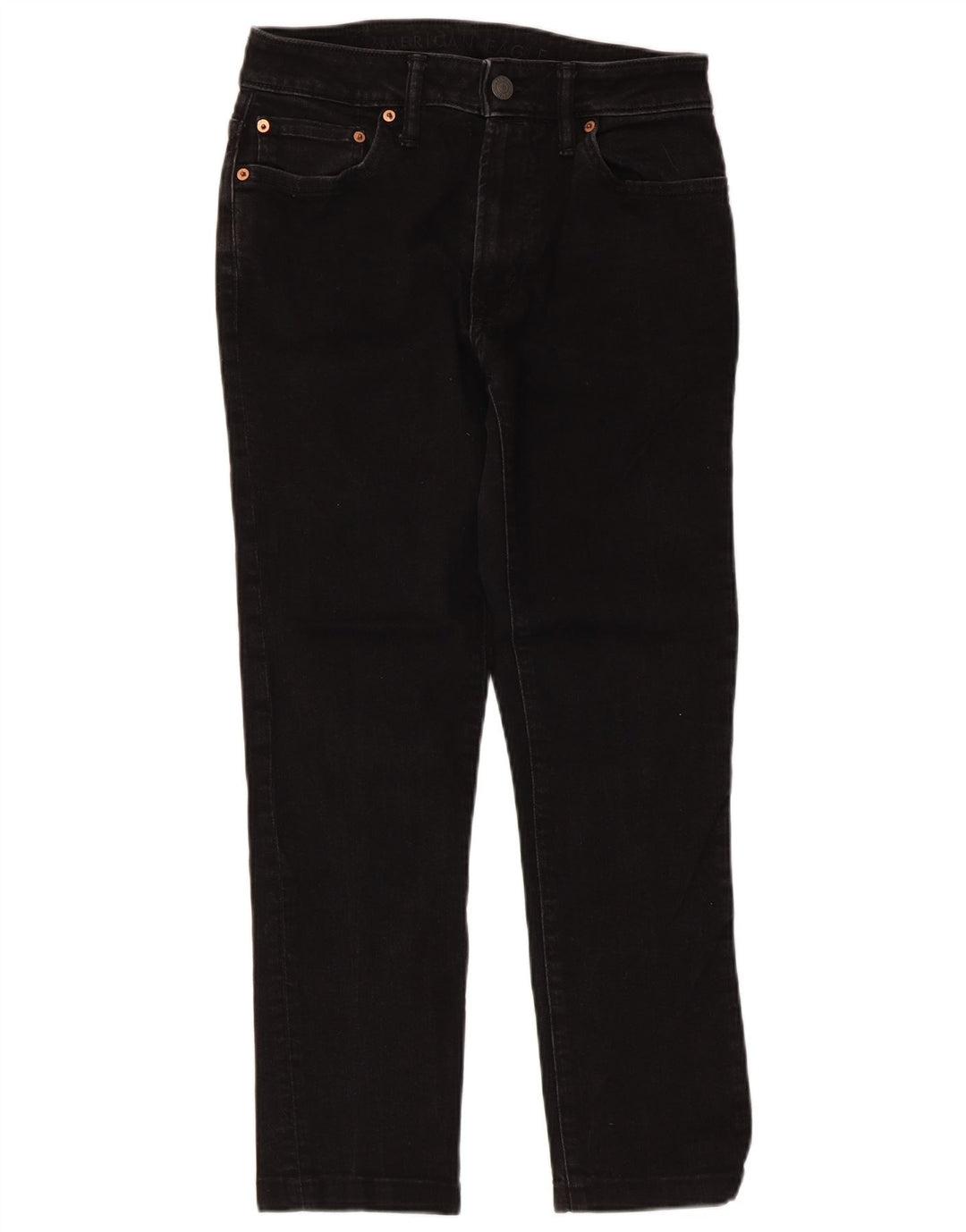 Vaqueros American Eagle Cortos Para Mujer W30 L26 Algodón Negro