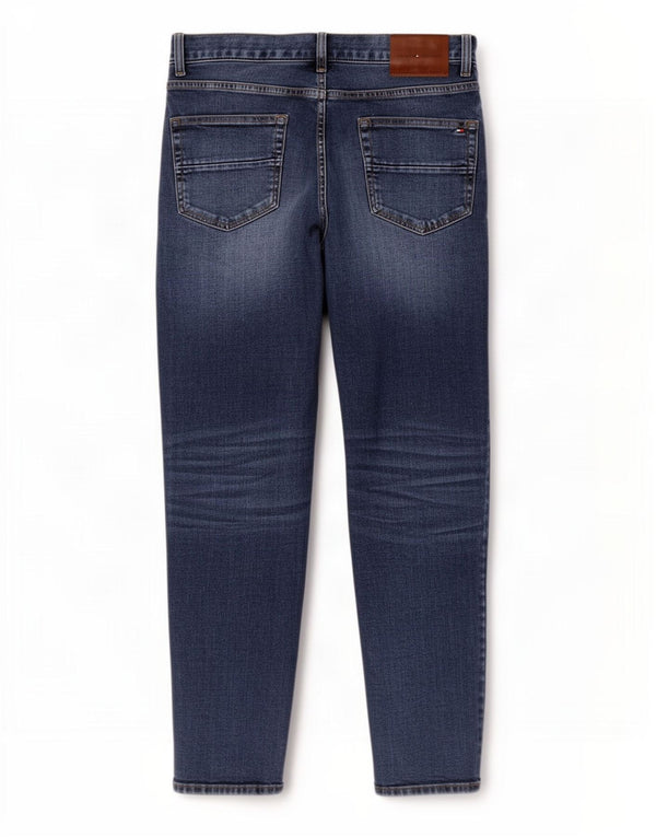 Tommy Hilfiger Vaqueros cónicos de ajuste relajado Harlem para hombre W32 L30 Algodón azul