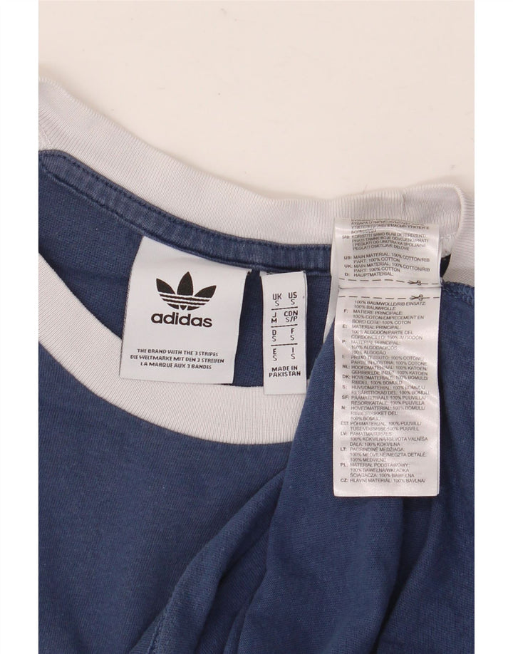 ADIDAS Camiseta Hombre Top Small Azul Algodón