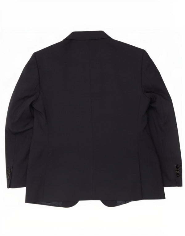 Marks & Spencer Chaqueta tipo blazer corta con 2 botones para hombre UK 44 2XL Azul marino