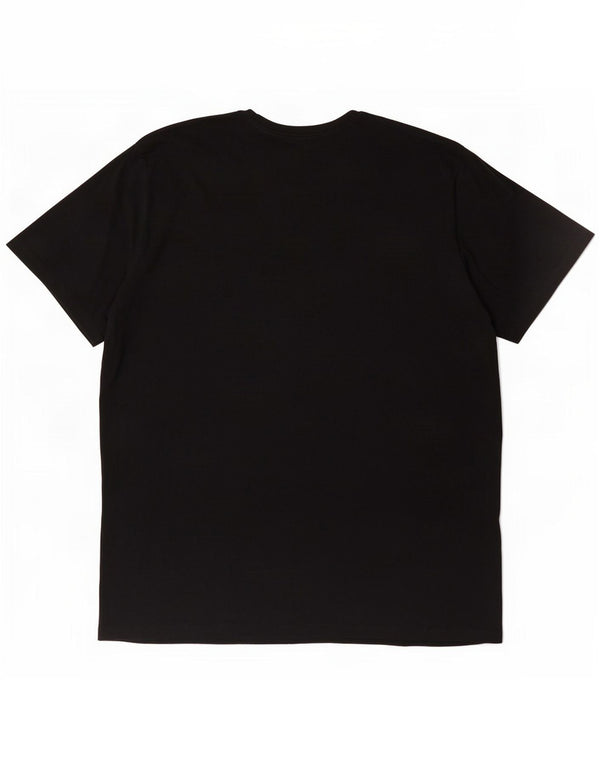 Hugo Boss Mens T-Shirt Top 2XL Black Cotton