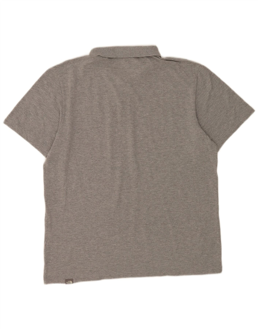 The North Face Polo para hombre de algodón gris grande