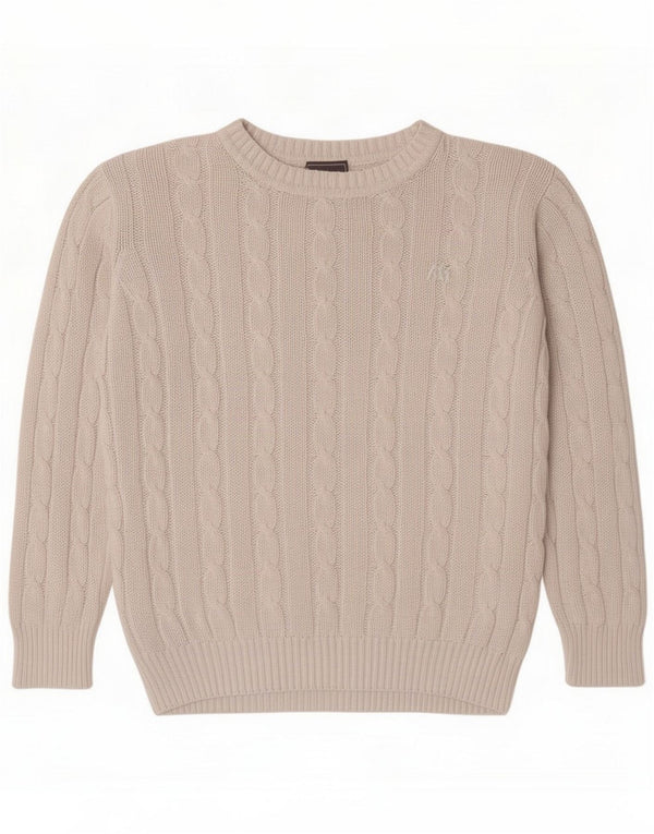 Kappa Mens Boat Neck Jumper Sweater Small White