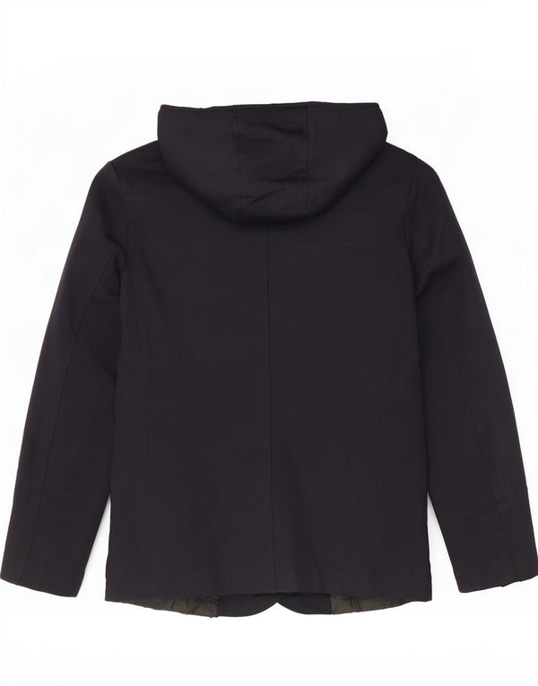 Zara Chaqueta utilitaria con capucha para hombre UK 38 Medium Azul marino