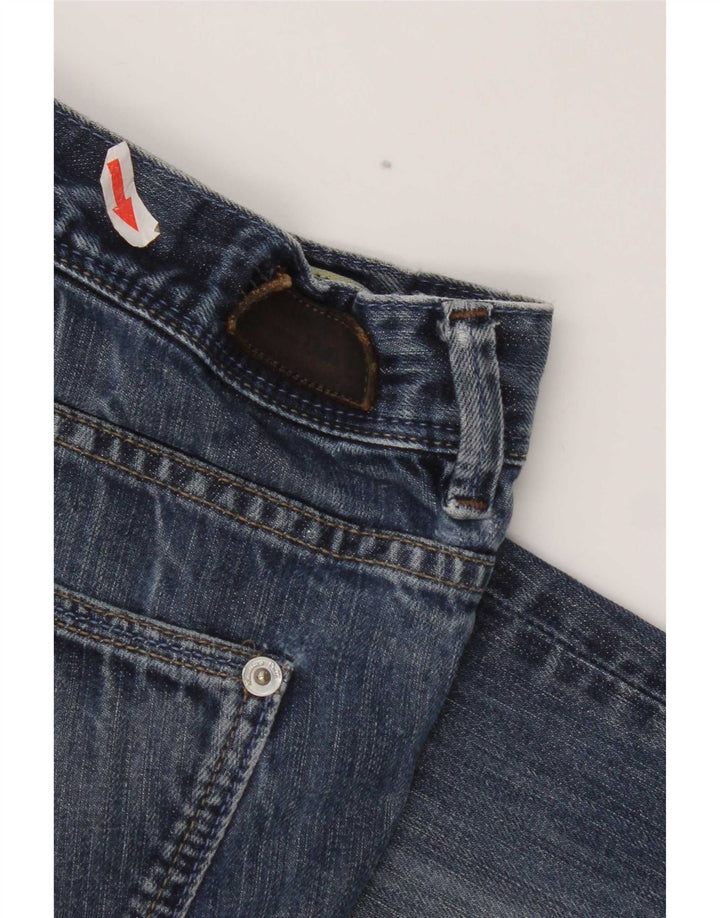 Massimo Dutti Jeans Capri Hombre EU 42 Large W32 L20 Algodón Azul