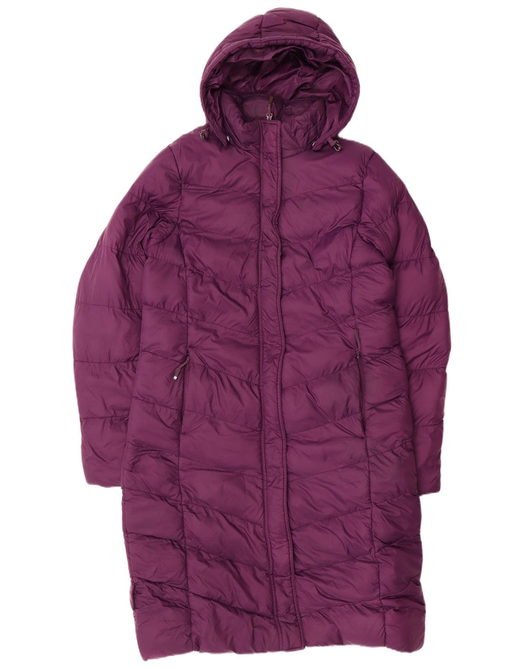 MOUNTAIN WAREHOUSE Abrigo acolchado con capucha para mujer UK 46 Small Purple Nylon