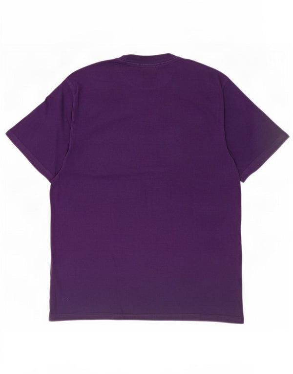 Carhartt Hombre Camiseta Gráfica Top Algodón Púrpura Medio