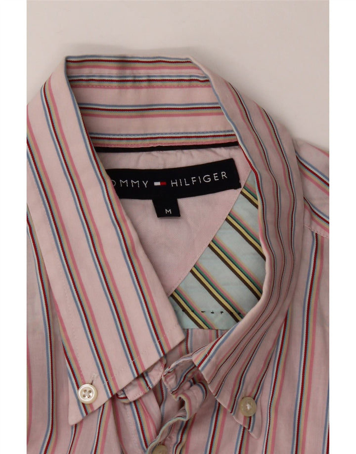 Camisa Tommy Hilfiger Hombre Rayas Rosa Mediana