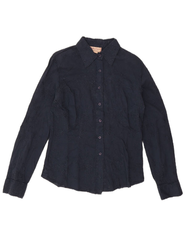 Camisa Marlboro Classics Mujer EU 44 XL Azul Marino Floral